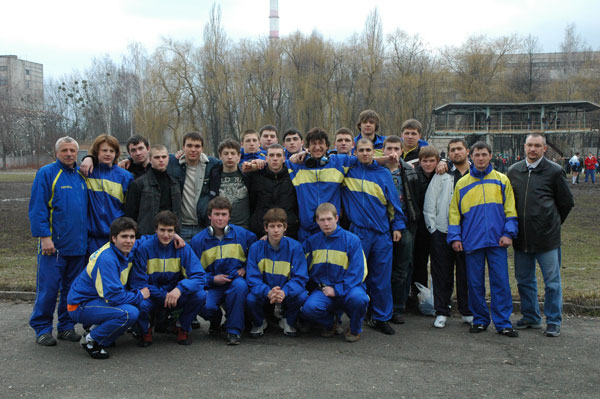 Сборная Украины до 18 лет накануне отъезда в Италию