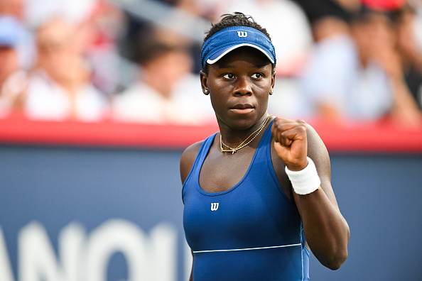 Вікторія Мбоко на турнірі WTA 1000