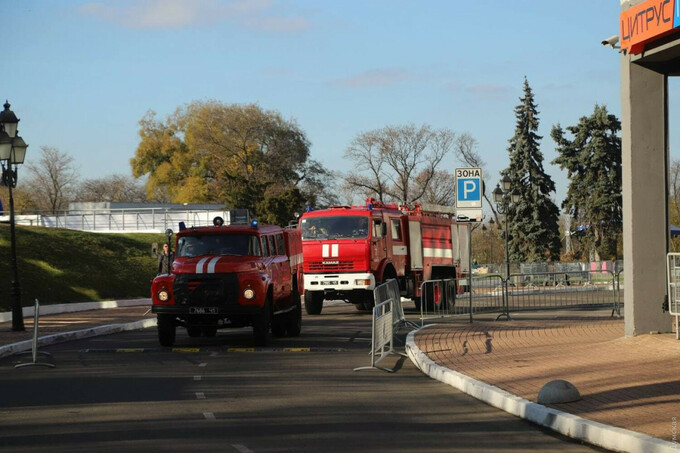 Пожар на стадионе Черноморец pozhar-na-stadione-chernomorets