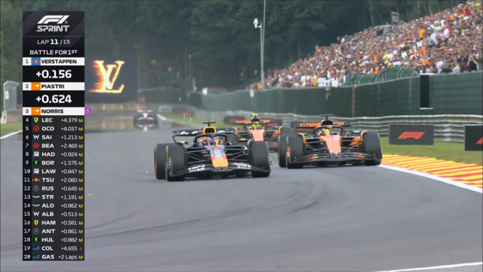 Ландо Норріс на Гран-прі Бельгії