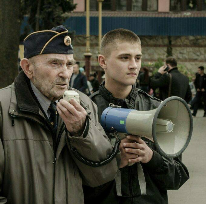 Боєць на фронті