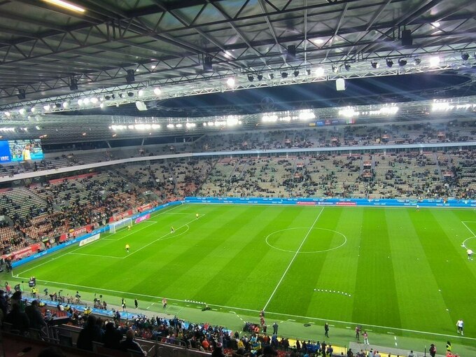 Как выглядит Бай-Арена в Леверкузене перед матчем Украины с Италией ...