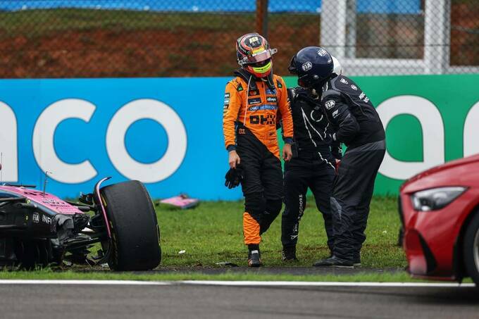 F1 Brazil: Piastri crashes out as Norris wins sprint race | CODE Sports