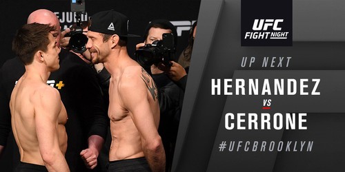 UFC Fight Night 143: Серроне - Эрнандес. Видео нокаута