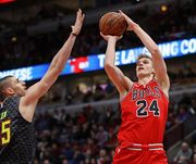 НБА. 14 очков Лэня помогли Атланте победить Чикаго