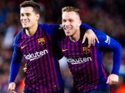 Барселона отыграла фору в два мяча, разгромив Севилью на Ноу Камп