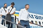 ФОТО ДНЯ. Сборная Украины прилетела в Чехию