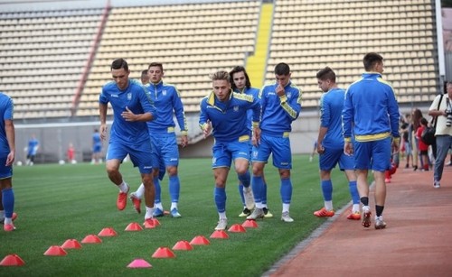 Сборная Украины U-21 провела тренировку перед матчем отбора Евро-2019