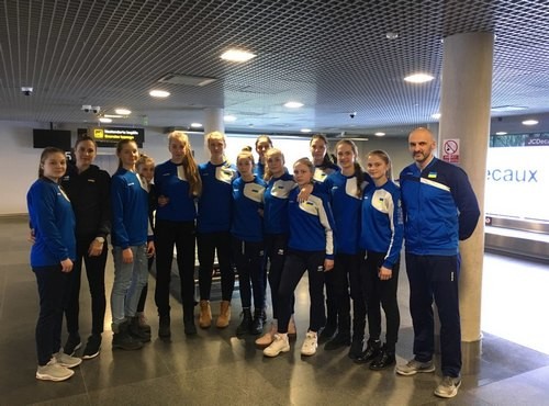Женская сборная Украины U-15 отправилась на этап юношеской Евролиги