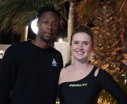 ФОТО ДНЯ. Монфис провел совместную тренировку с Федерером