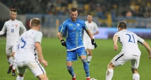 Пятов, Бурда и Яремчук - в основе сборной Украины на Словакию