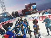 Йоханнес Бе финишировал с флагом