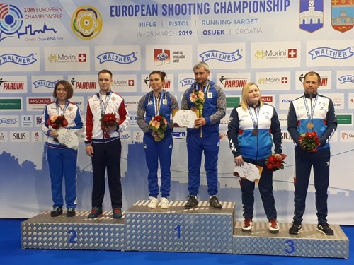 Костевич и Омельчук – чемпионы Европы по стрельбе