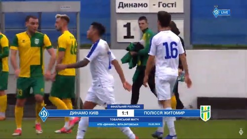 Київське Динамо зіграло внічию товариський матч проти Полісся
