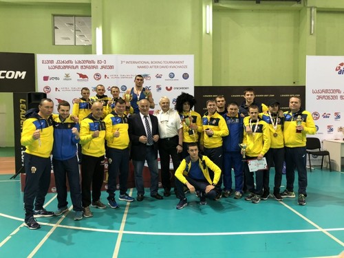 Сборная Украины по боксу заняла второе место на турнире в Грузии