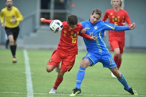 Украина U-16 обыграла Бельгию