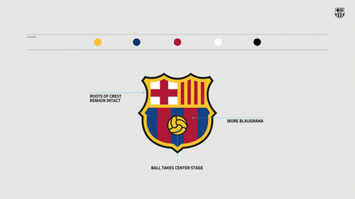 Барселона сменит эмблему