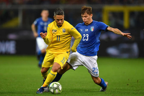 Сборная Украины добилась ничьей в матче против Италии