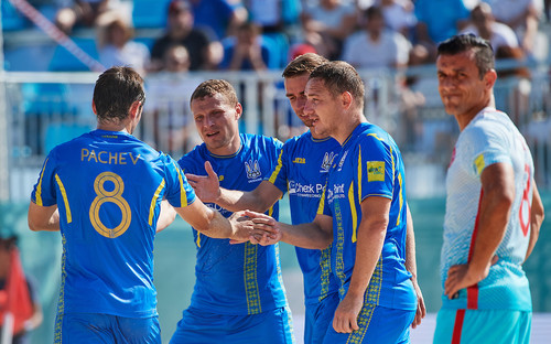 Пляжный футбол: Украина сыграет с Италией, Россией и Беларусью