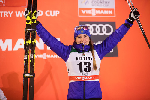 Белорукова выиграла этап КМ по лыжным гонкам