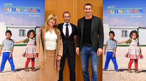 Владимир Кличко поможет Детскому фонду УЕФА