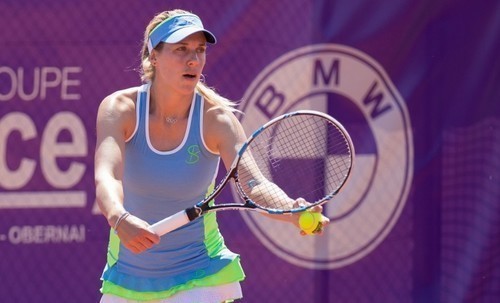 Ольга Савчук проигрывает в последнем матче в карьере