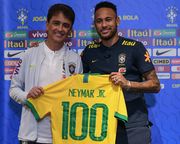 Неймар проведет 100-й матч в составе сборной Бразилии