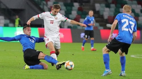 Беларусь — Эстония — 0:0. Видеообзор матча