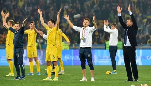 Динамо поздравило сборную Украины с выходом на Евро-2020