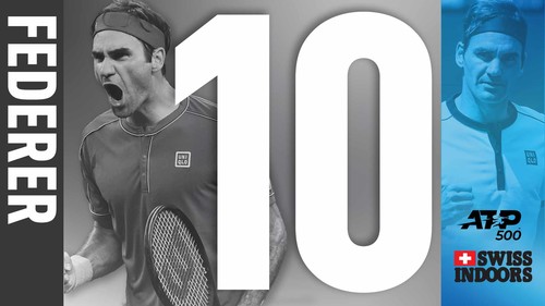 Федерер в 10-й раз выиграл домашний турнир ATP в Базеле