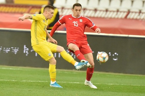 InStat: Цыганков – лучший игрок сборной Украины в матче против Сербии