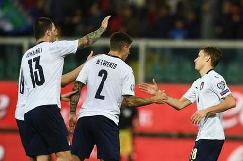Сборная Италии выиграла все матчи в отборе на Евро-2020, забив 37 мячей