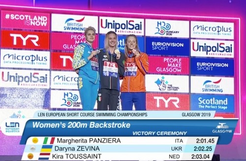 Зевина принесла Украине первую медаль чемпионата Европы по плаванию