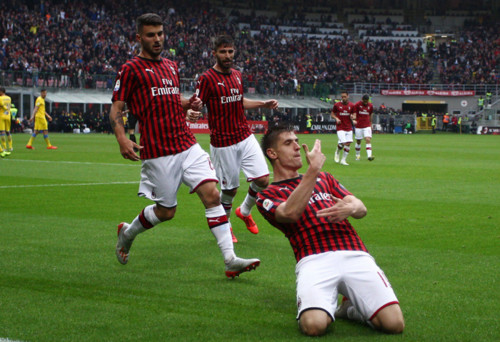 Серия A. Милан переиграл Фрозиноне и вошел в топ-4