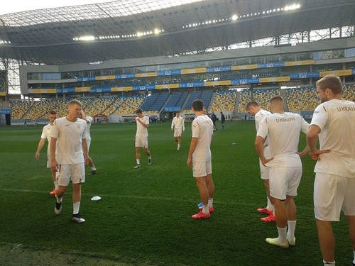 Тренировка сборной Украины перед Люксембургом. Фотогалерея