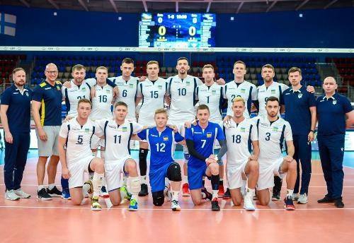 Победа сборной Украины над волейболистами Чехии