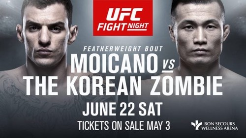 Где смотреть онлайн UFC Fight Night 154: Мойкано – Корейский зомби