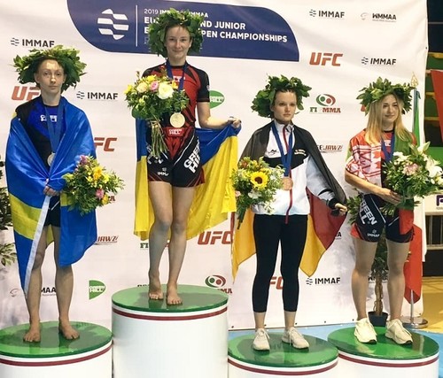 Украина завоевала 9 медалей на чемпионате Европы по ММА