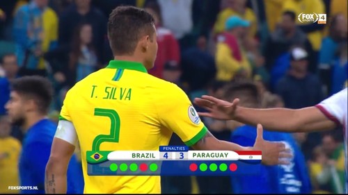 Бразилия – Парагвай – 0:0 (4:3). Видео серии пенальти и обзор матча