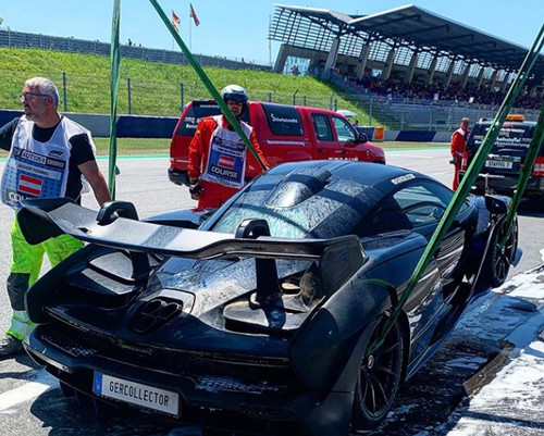 Бергер на Гран-при Австрии сжег суперкар ценой 1 миллион долларов