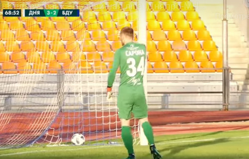 Білоруський воротар пропустив дикий автогол і вирішив результат матчу