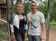 ФОТО ДНЯ. Еліна Світоліна зустрілася з Володимиром Кличком в Києві