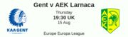 Гент – АЕК Ларнака – 3:0. Відео голів та огляд матчу