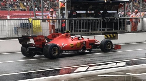 Леклер - быстрейший в дождевой 1-й практике Гран-при Италии