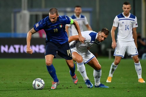 Лига наций. Италия потеряла очки в матче с Боснией и Герцеговиной