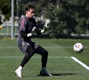 ВІДЕО. Лунін провів перше тренування в Реалі після повернення зі збірної