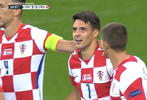 ВИДЕО. Хорватия сравняла счет в игре с Францией, отличился Брекало