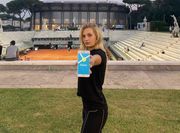 Даяна Ястремская показала приложение для онлайн-бронирования кортов Palms