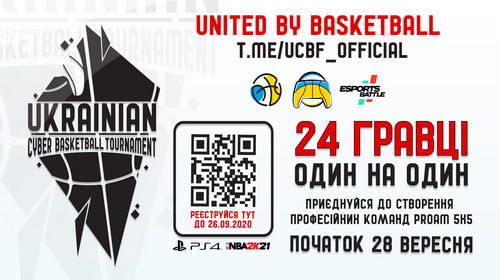 В кінці вересня стартує чемпіонат України з кібербаскетболу