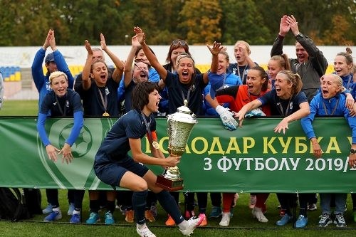 Кубок Украины по футболу среди женщин остался в Харькове